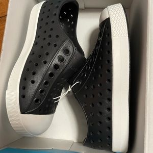 Boys Native Black Shoes Brand New